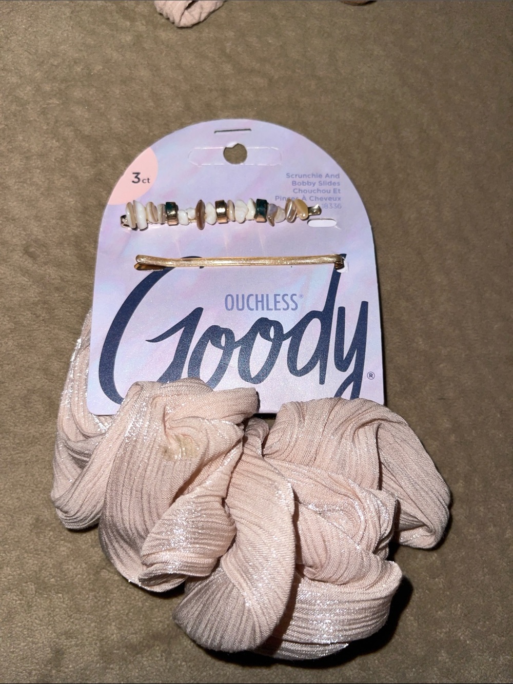 Scunci & Goody & Hue Hair Accessory Set - Purple, Beige, Brown, Tortoise New - Picture 5 of 9